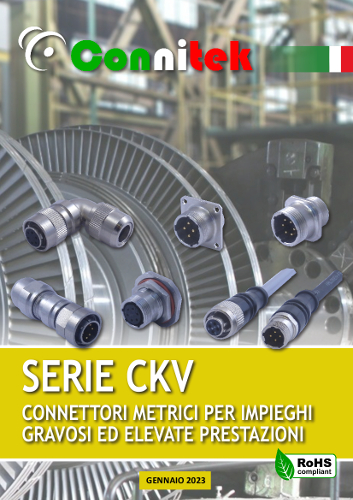 Catalogo Connitek connettori metrici per impieghi gravosi ed elevate prestazioni (22.1 MB)