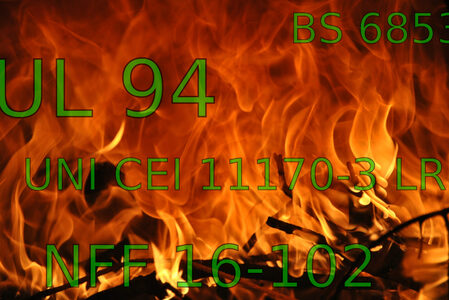 Plastic fire and flames